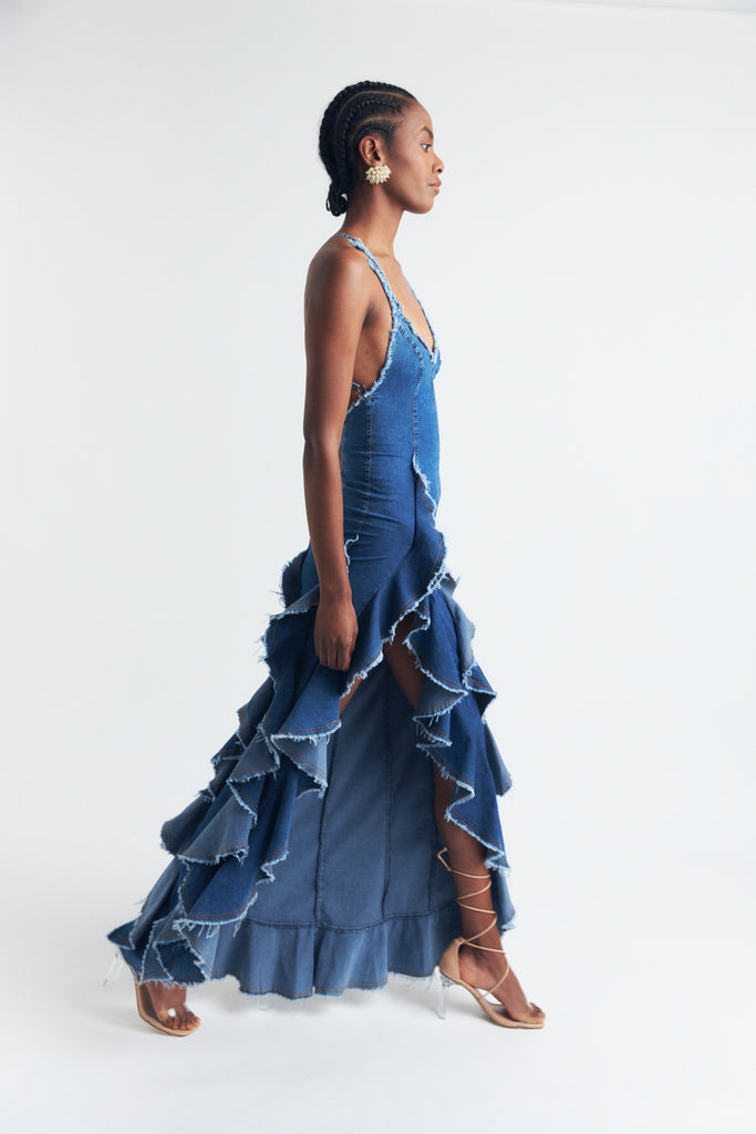 SIRENA DRESS BLUE