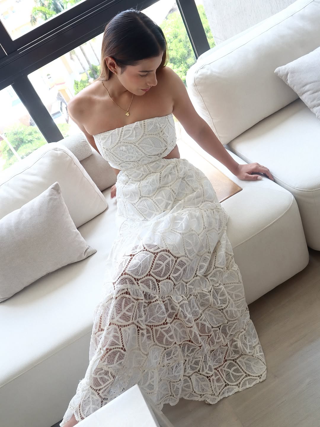 ETHERALCHAMPAGNE DRESS