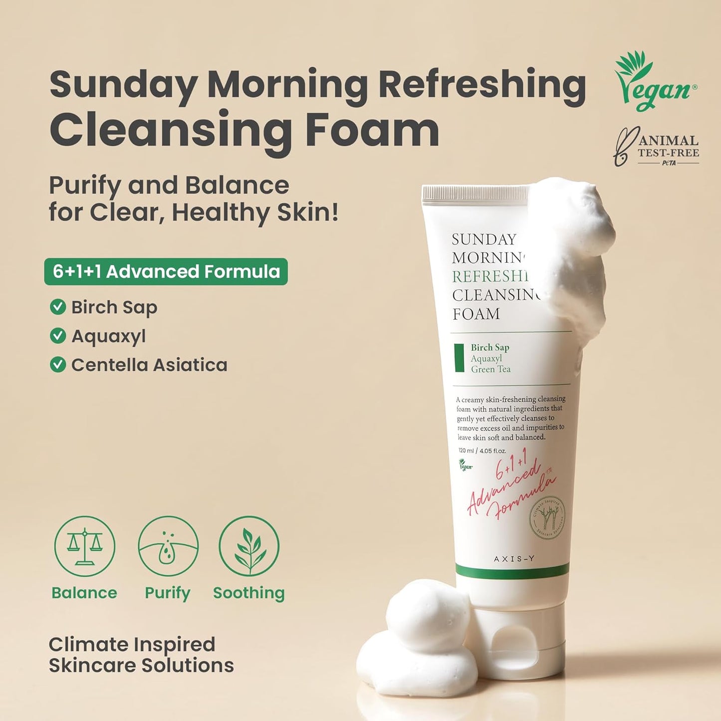 REFRESHING CLEANSING FOAM 120 ML