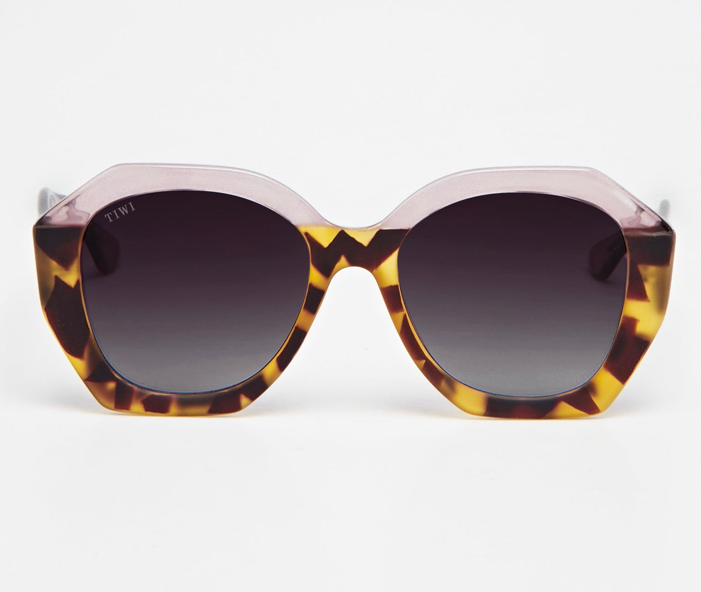 VEGA Sunglasses Available in more colors Bicolor Green Tortoise/Lavander with Burgundy Gradient Lenses