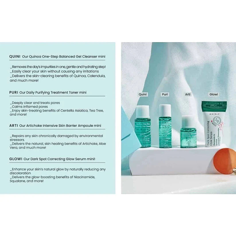 The Mini Glow Set (8ml+5ml+5ml+5ml)