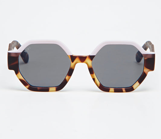VALETTE  Available in more colors Rubber Bicolor Green Tortoise/Violet with Violet Gradient Lenses