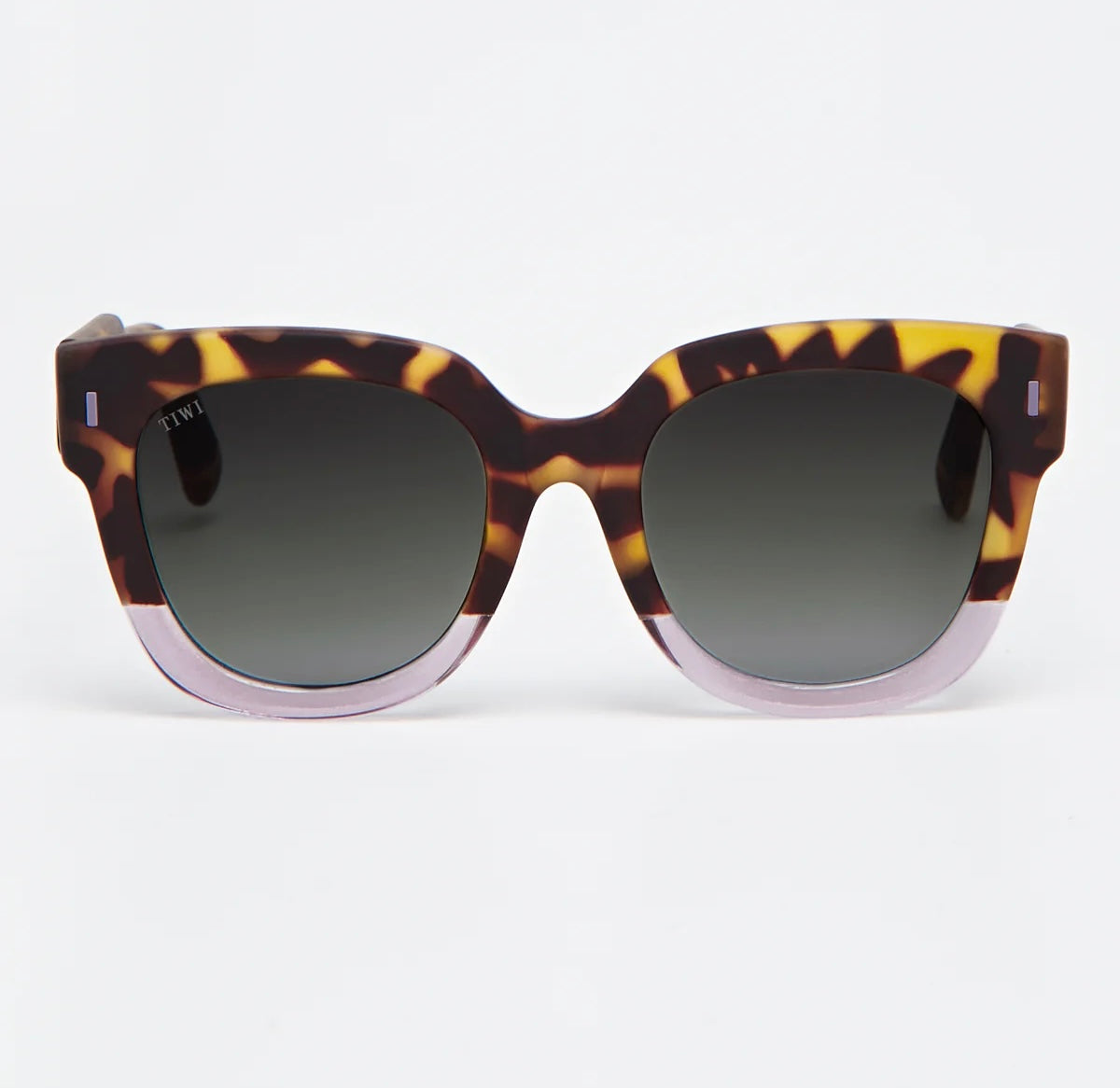 KERR Sunglasses Available in more colors Rubber Bicolor Green Tortoise/Shiny Lavander