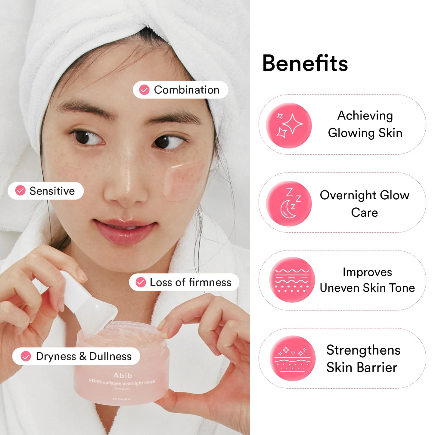 PDRN COLLAGEN OVERNIGHT MASK FIRMING JELLY 80ML