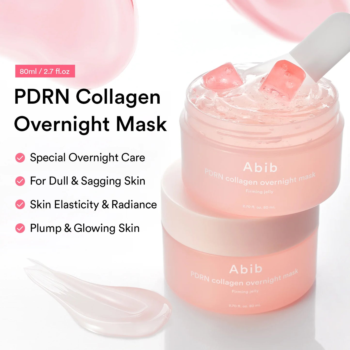 PDRN COLLAGEN OVERNIGHT MASK FIRMING JELLY 80ML