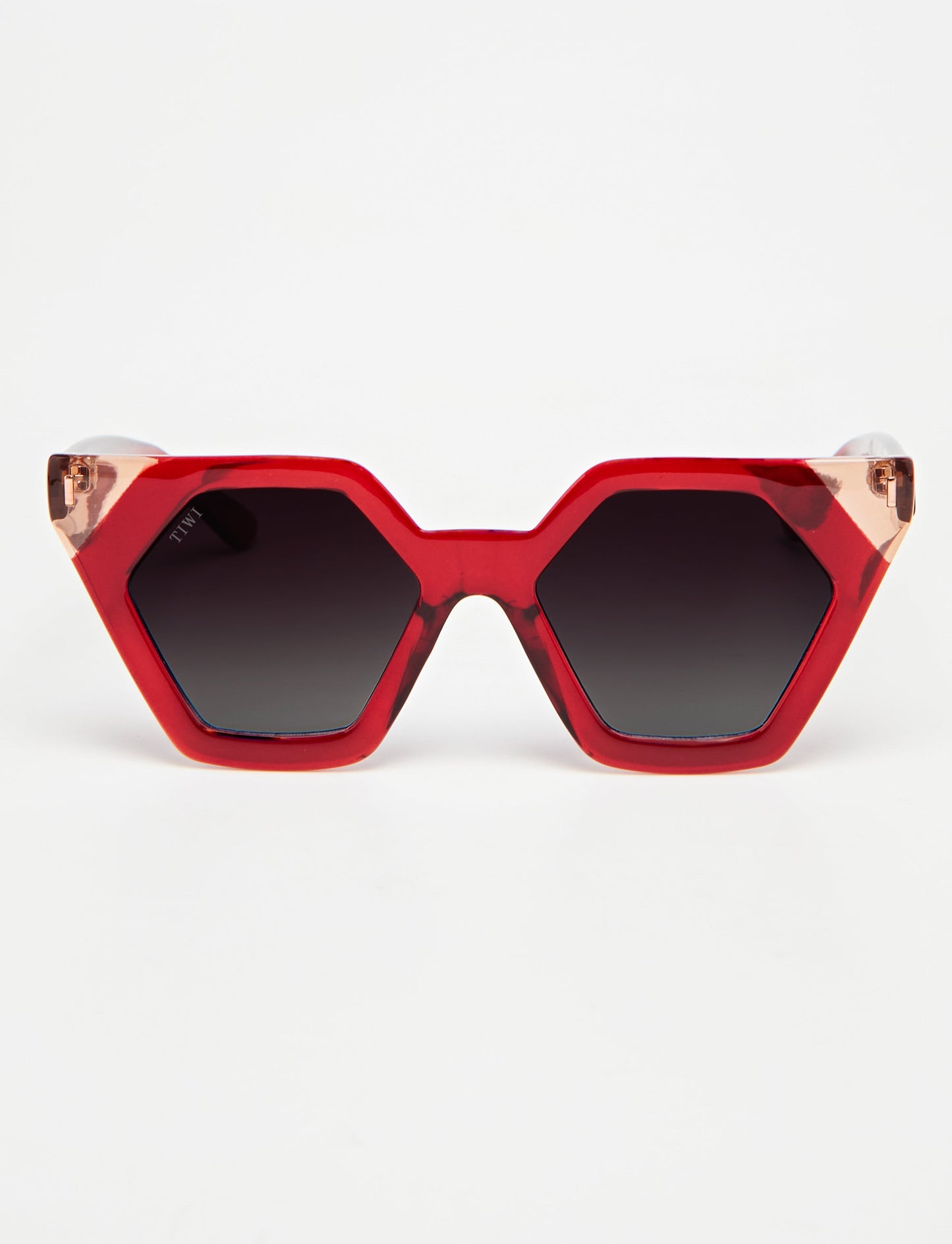 HEXAGON II Sunglasses Available in more colors Shiny Red Pink