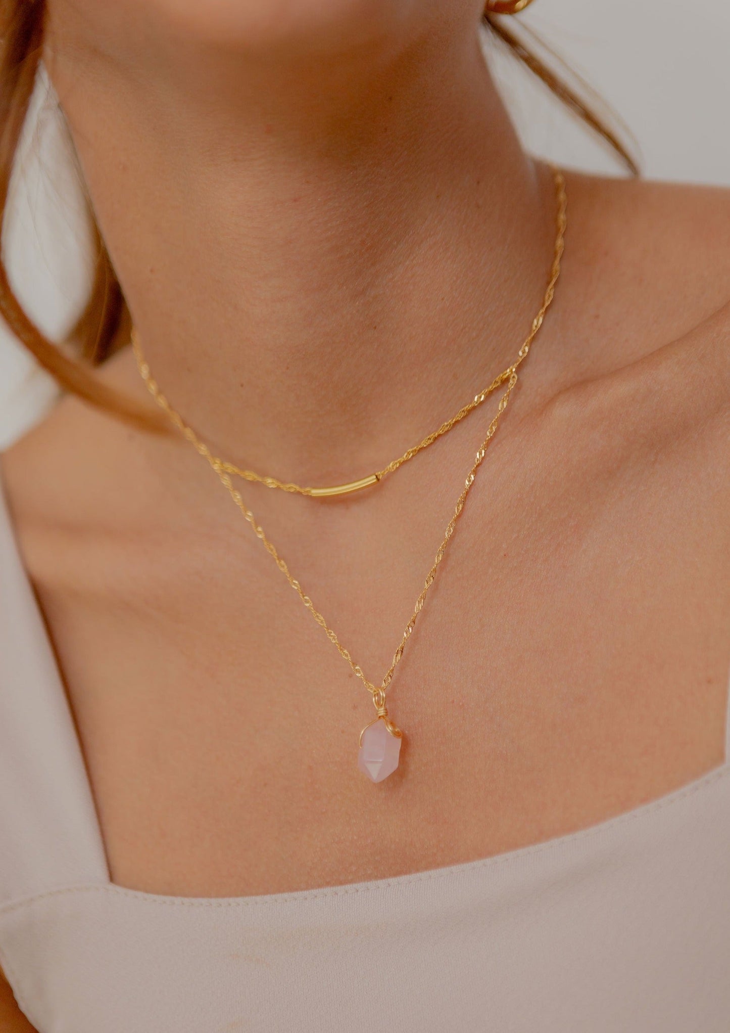 Rose Quartz Necklace