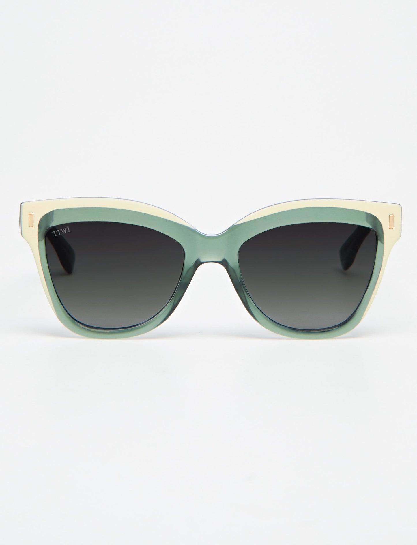 MAUI Sunglasses Available in more colors Shiny Green Butterfly with Green Gradient Lenses