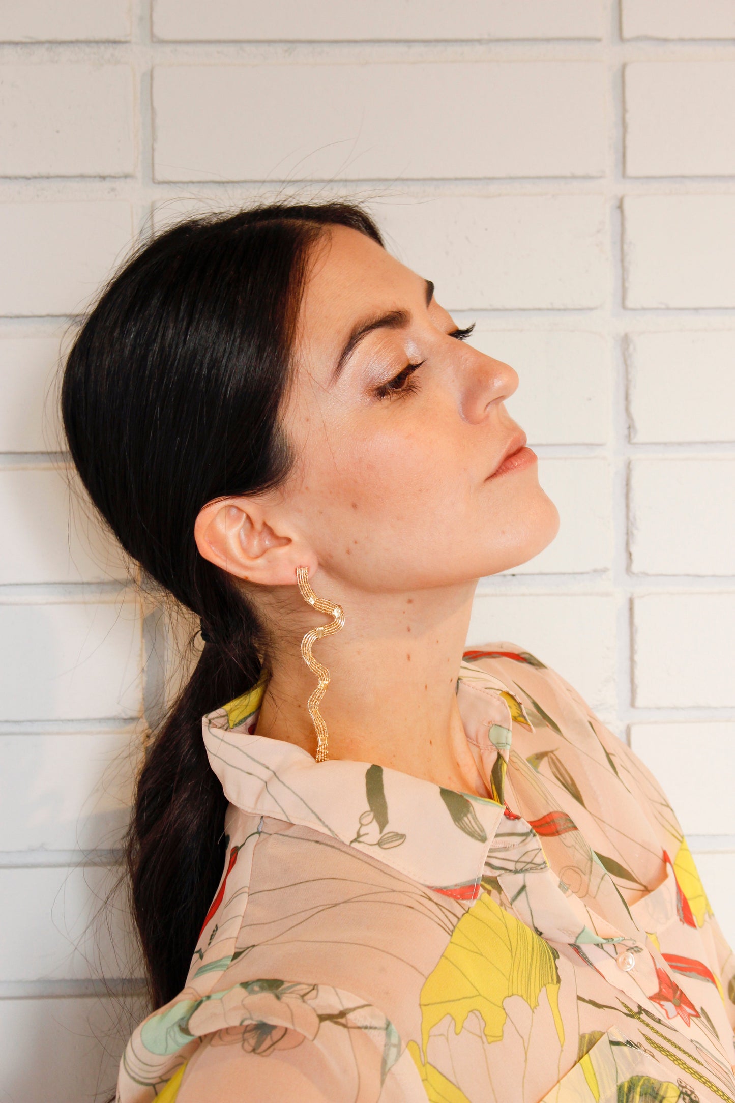 Pendientes de bambú Coba