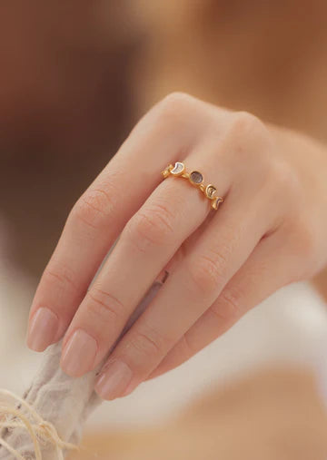 Moonly Magic Gold Ring