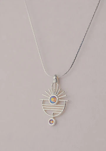 Sunrise Necklace Silver