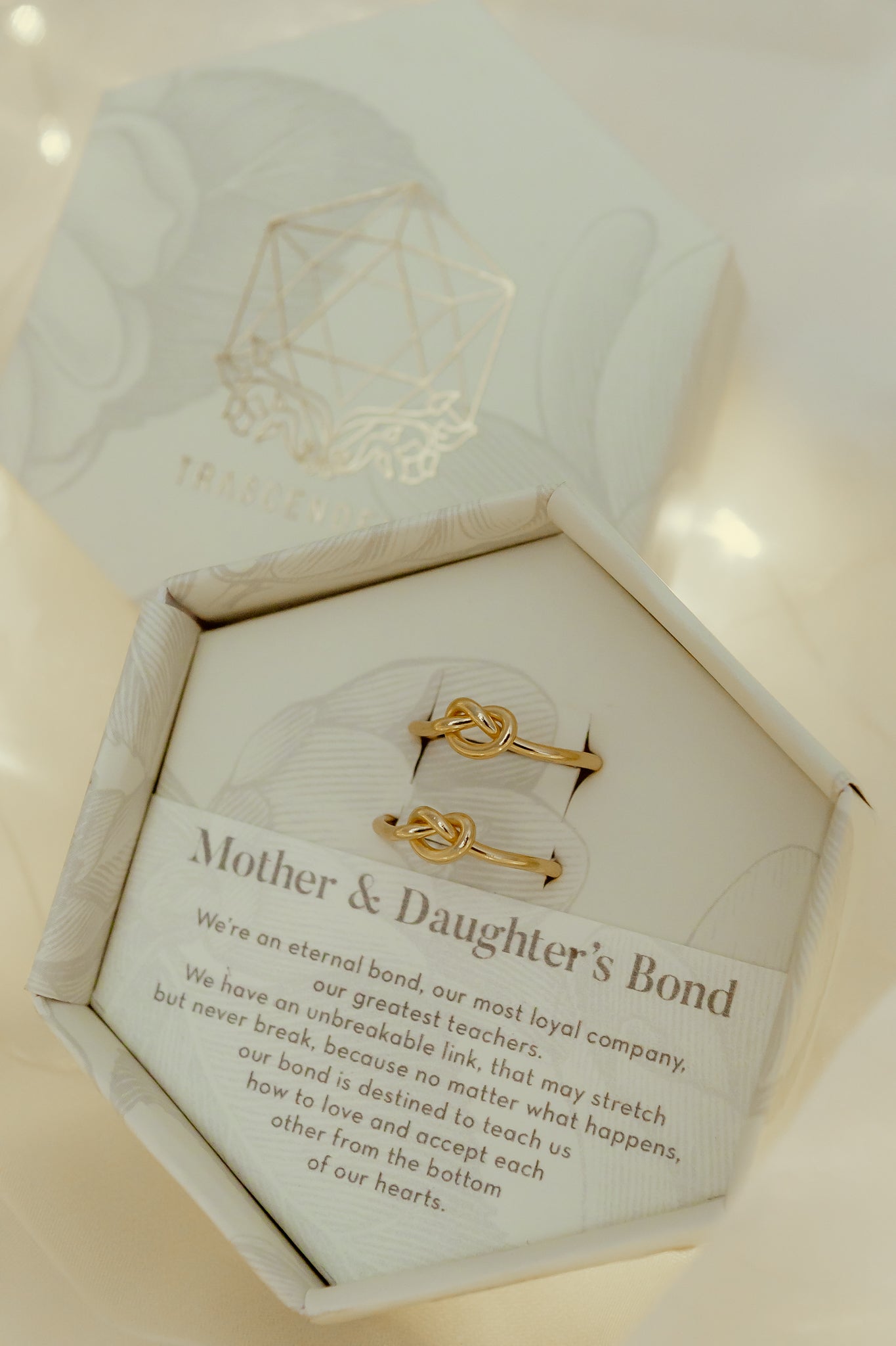 Mother & Daughter Bond Rings Pact
