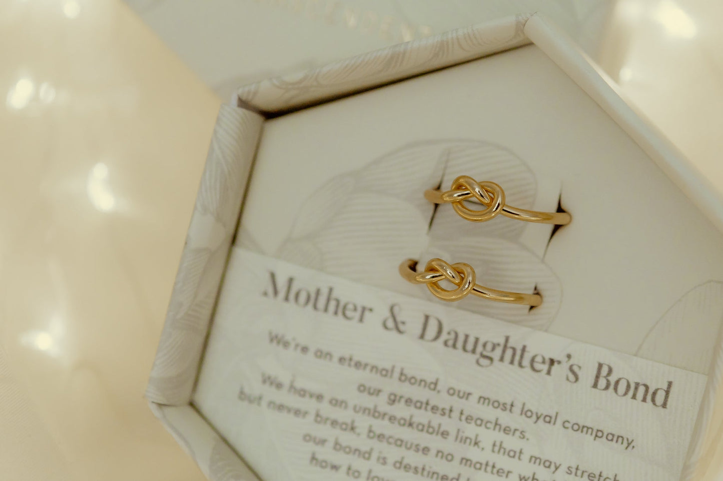 Mother & Daughter Bond Rings Pact