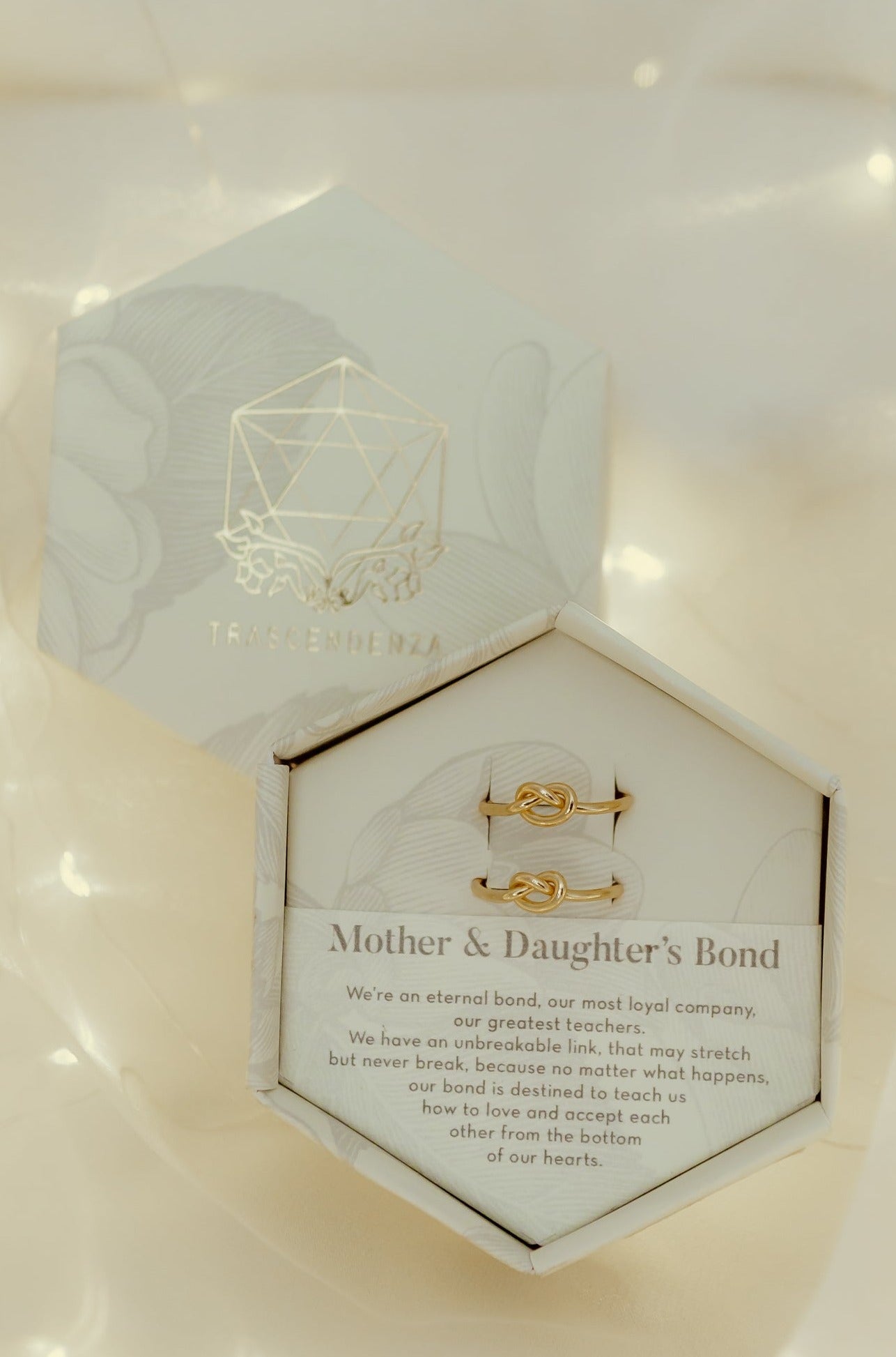 Mother & Daughter Bond Rings Pact