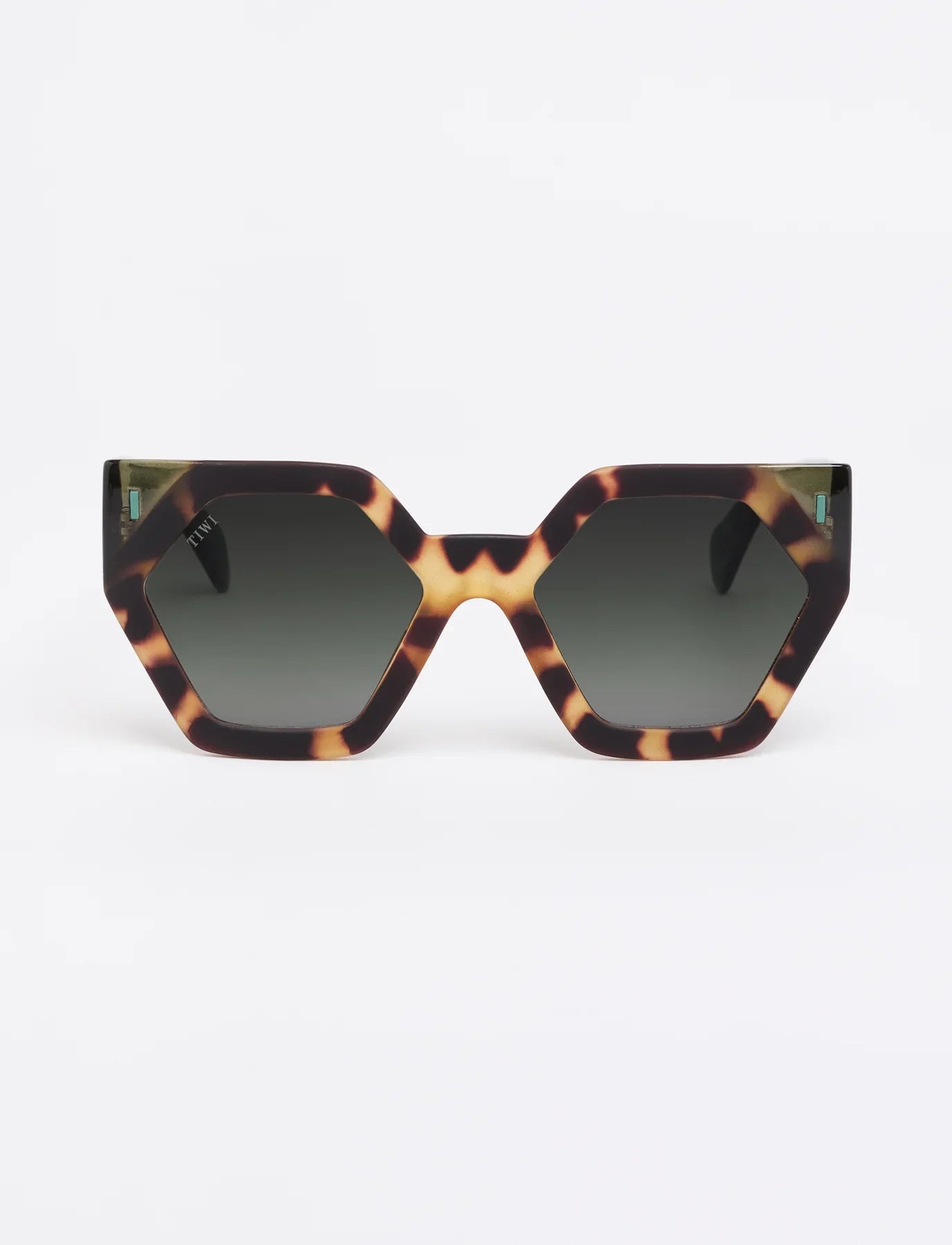 HEXAGON I Sunglasses Available in more colors Rubber Green Tortoise Shiny Green