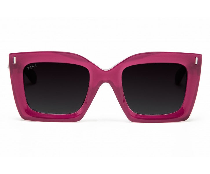 MALI Sunglasses Available in more colors Shiny Cherry with Burgundy gradient lenses
