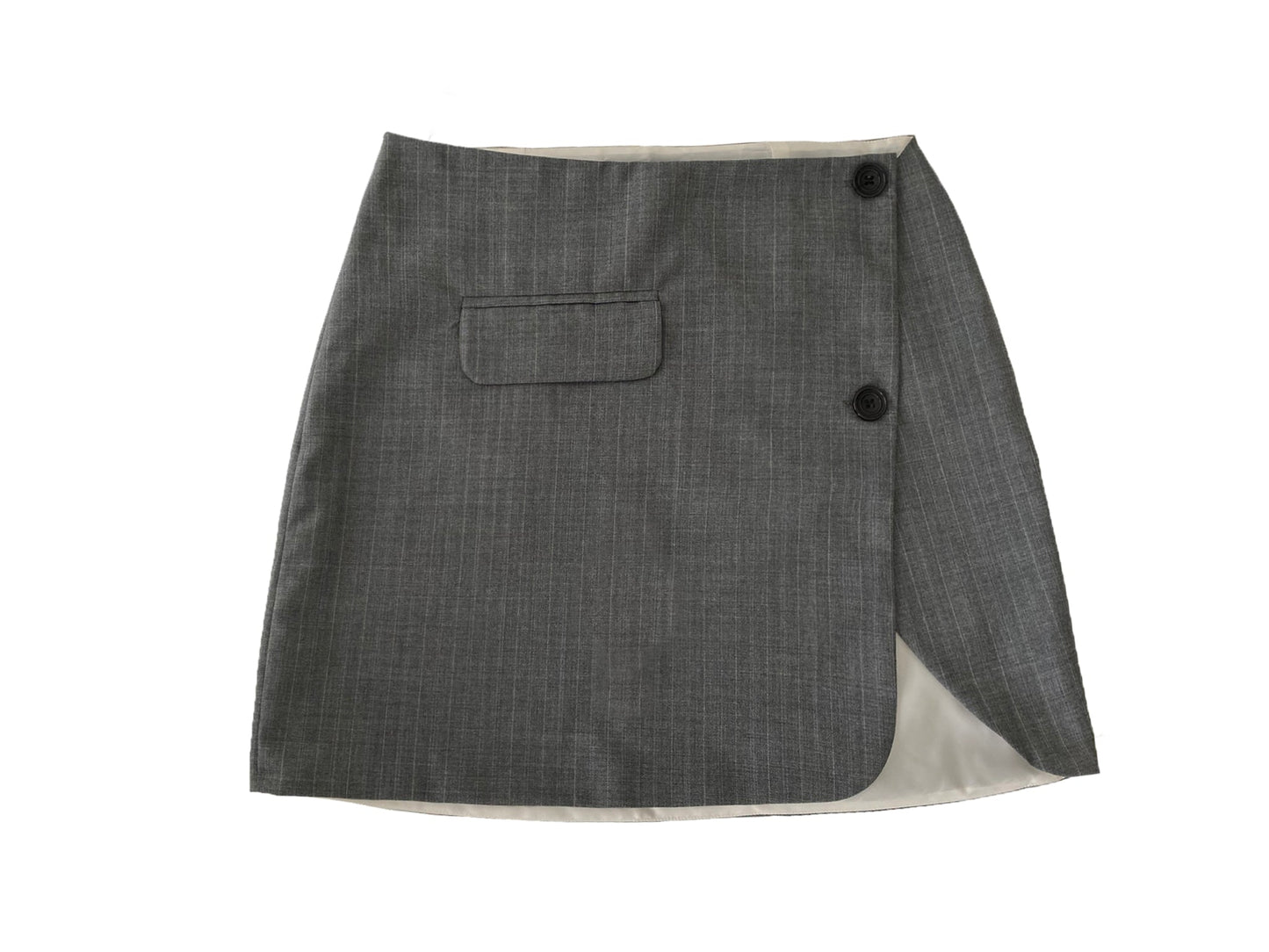 ELLE wrap mini skirt