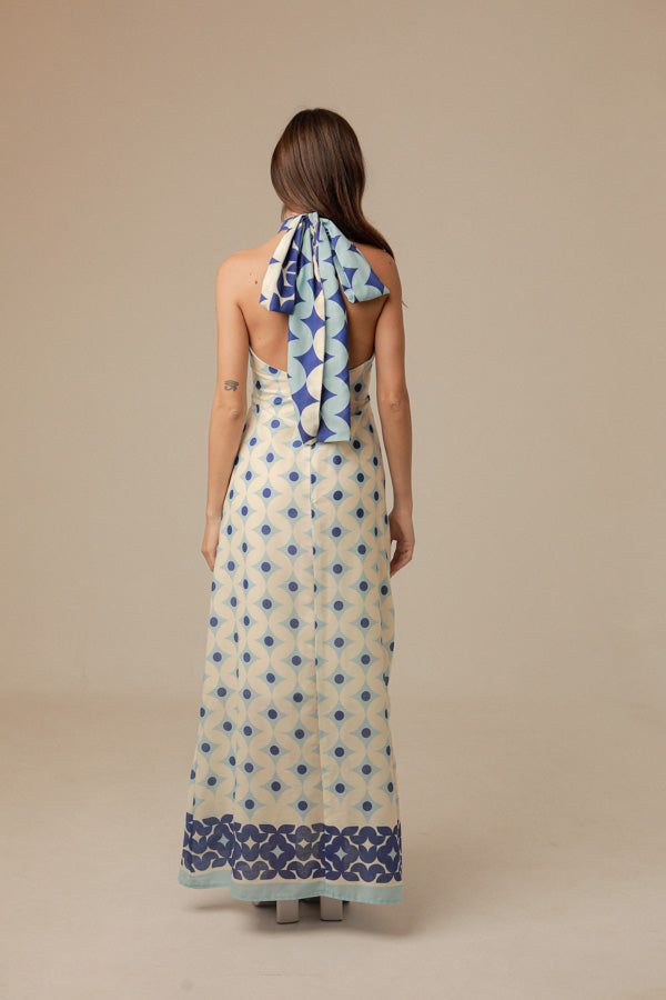Emma Maxi- Blue Print