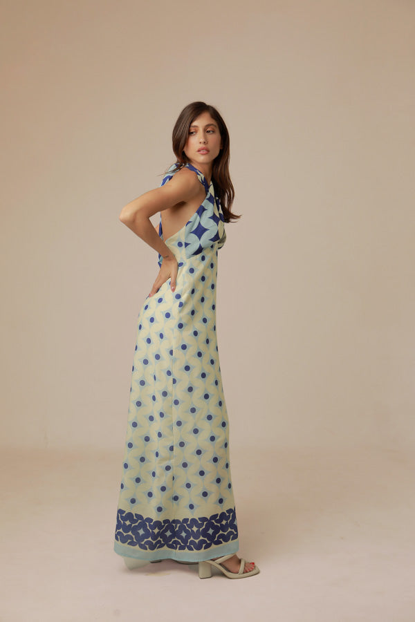 Emma Maxi- Blue Print