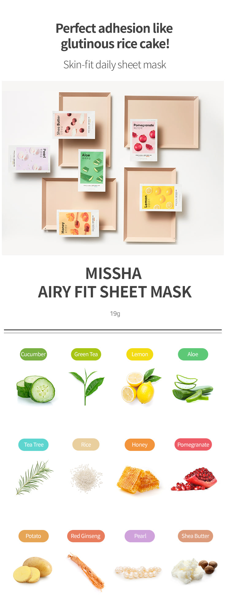 AIRY FIT SHEET MASK ALOE
