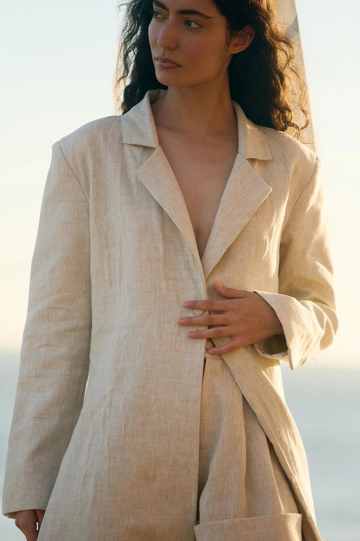 Buenos Aires Linen Blazer