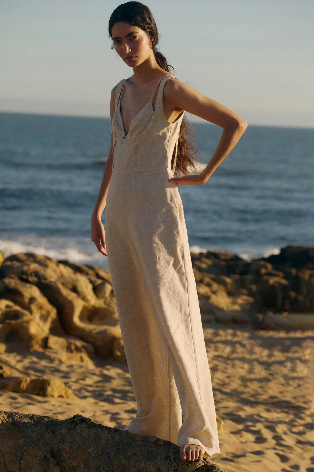 La Linda Linen Jumpsuit