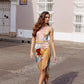 TROPICAL SILK DRESS
