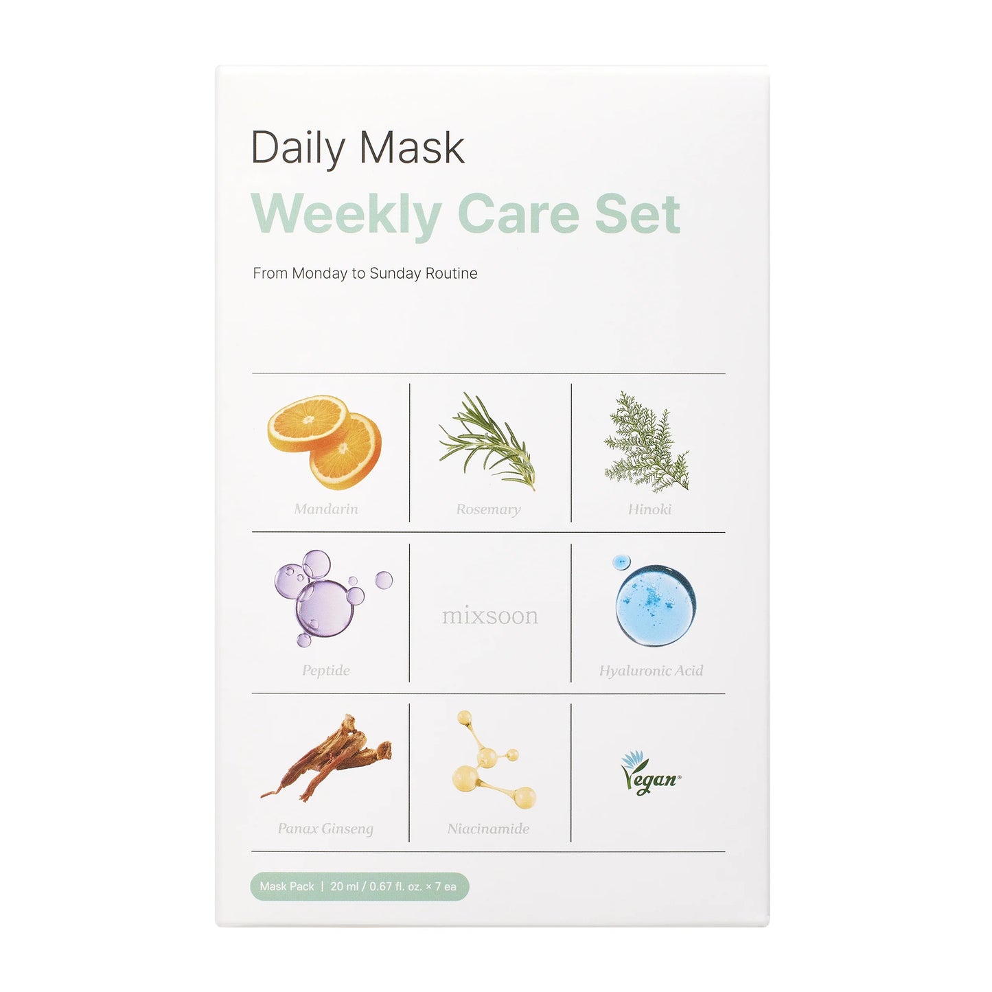 DAILY MASK WEEKLY CARE SET