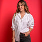 LONG-SLEEVED SHIRT WITH EMBROIDERED MINI HEARTS