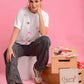 LUCKY ROUND NECK SHORT-SLEEVE T-SHIRT