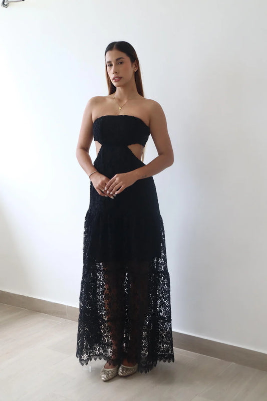 GAVIOTA BLACK DRESS