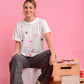 LUCKY ROUND NECK SHORT-SLEEVE T-SHIRT