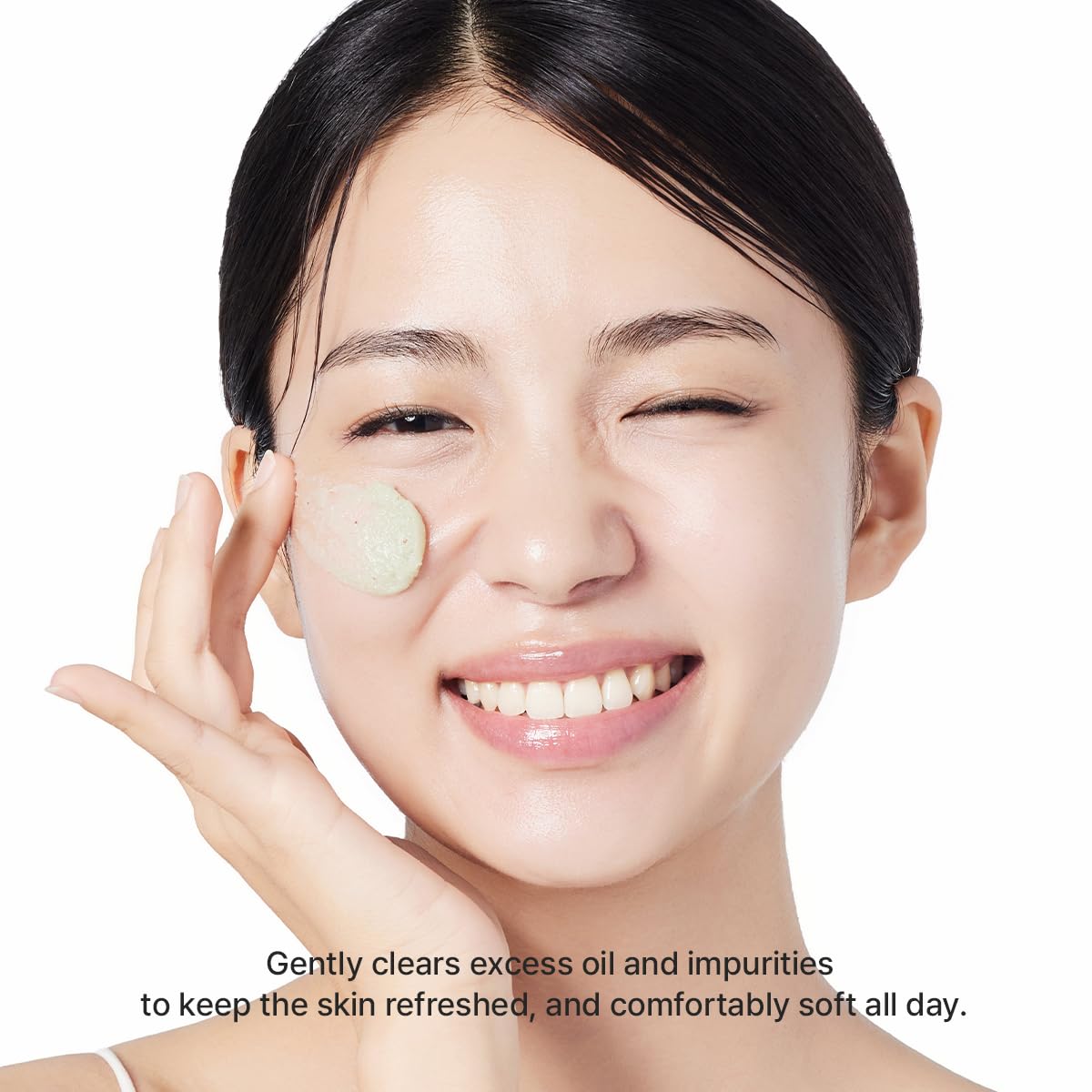 GREEN TEA + DEEP PORE RICE CAKE CLEANSER 150ML