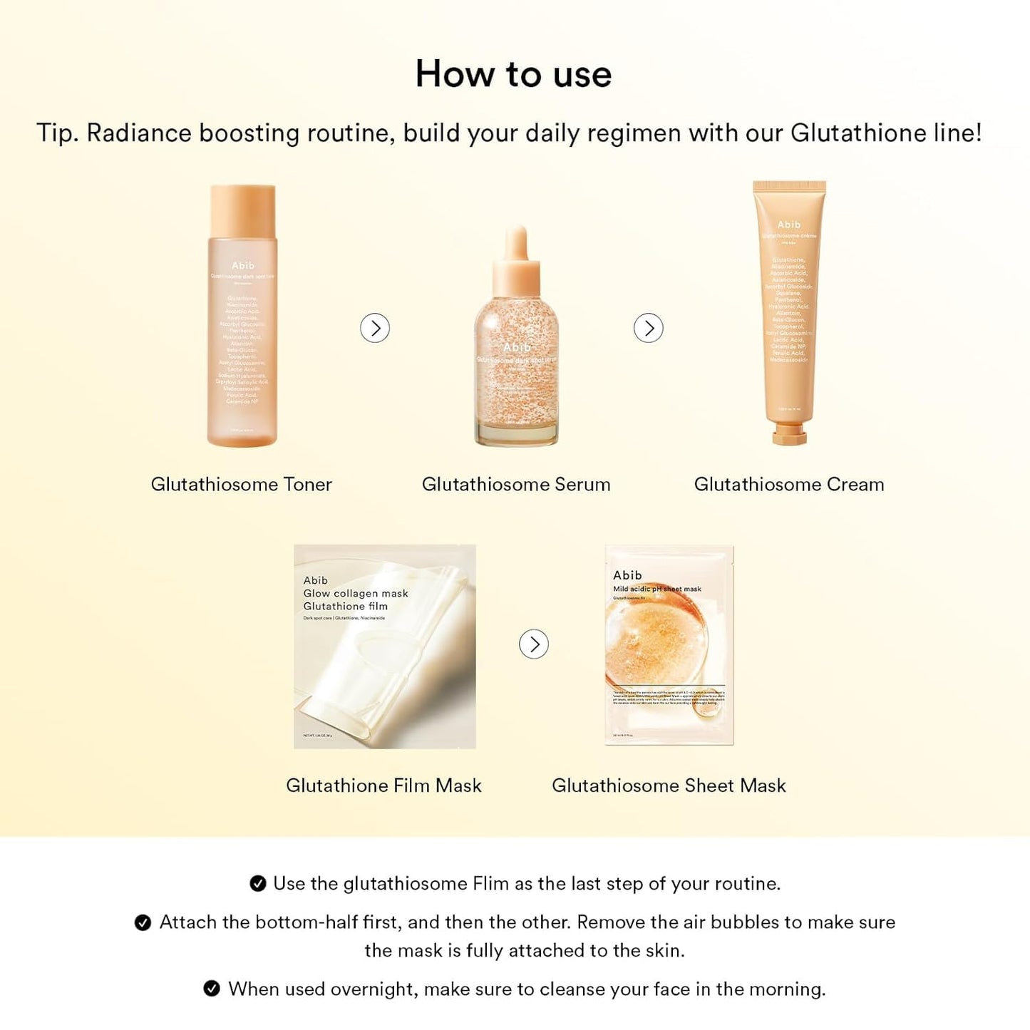 GLOW COLLAGEN MASK GLUTATHIONE FILM (38G*4EA)