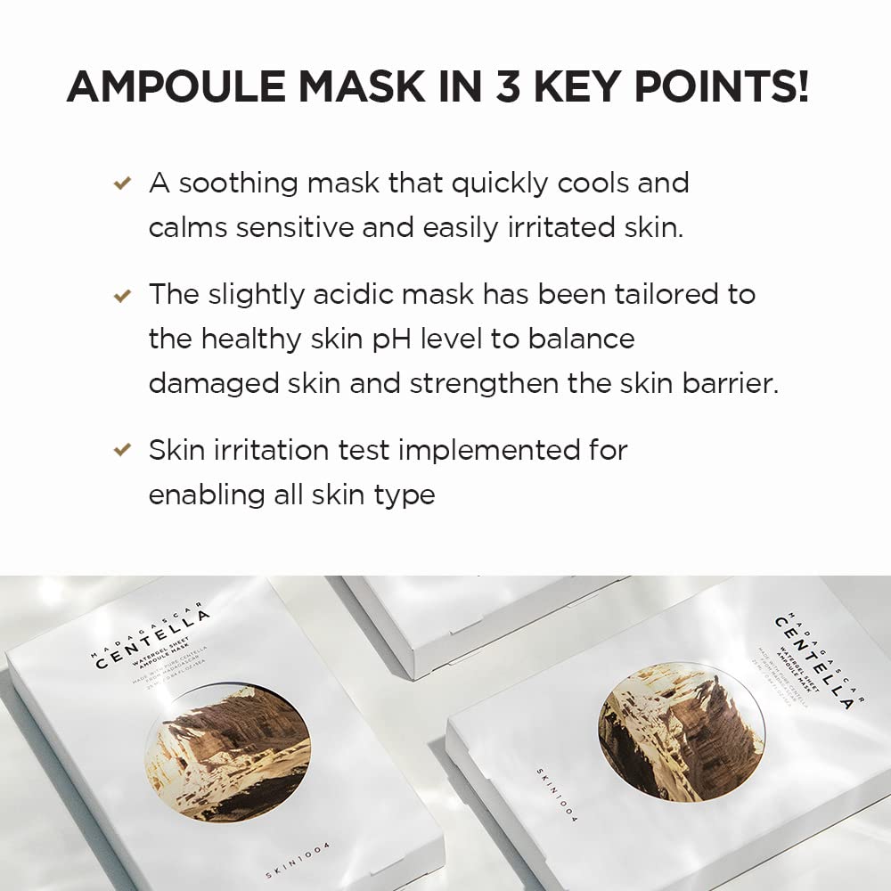 MADAGASCAR CENTELLA WATERGEL SHEET AMPOULE MASK 25ML