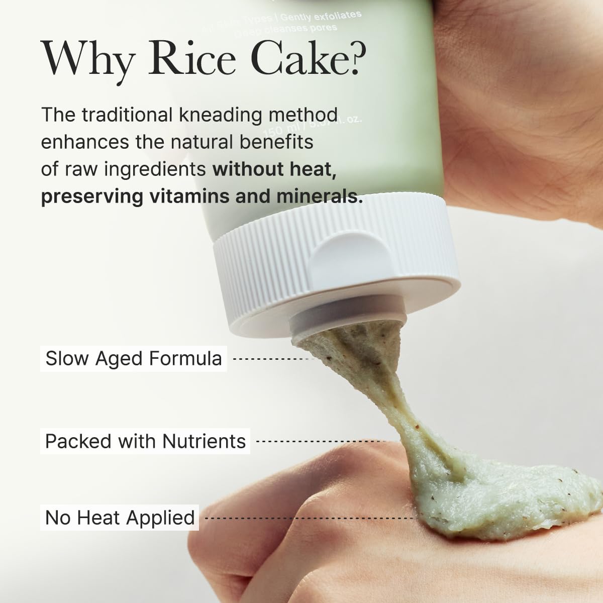 GREEN TEA + DEEP PORE RICE CAKE CLEANSER 150ML