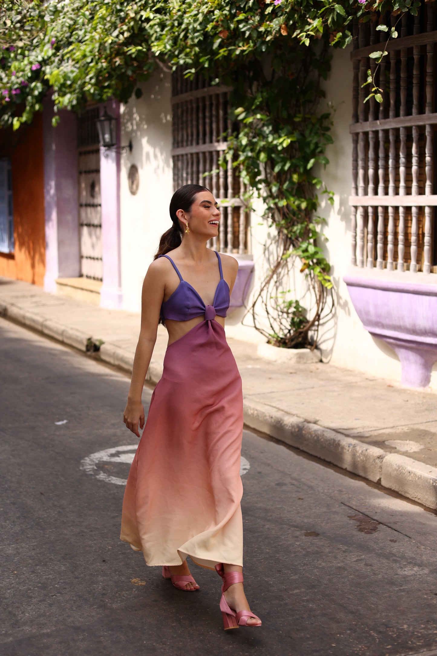 GRADIENT PINK DRESS