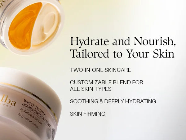 WHITE DOUBLE SERUM & CREAM 70G