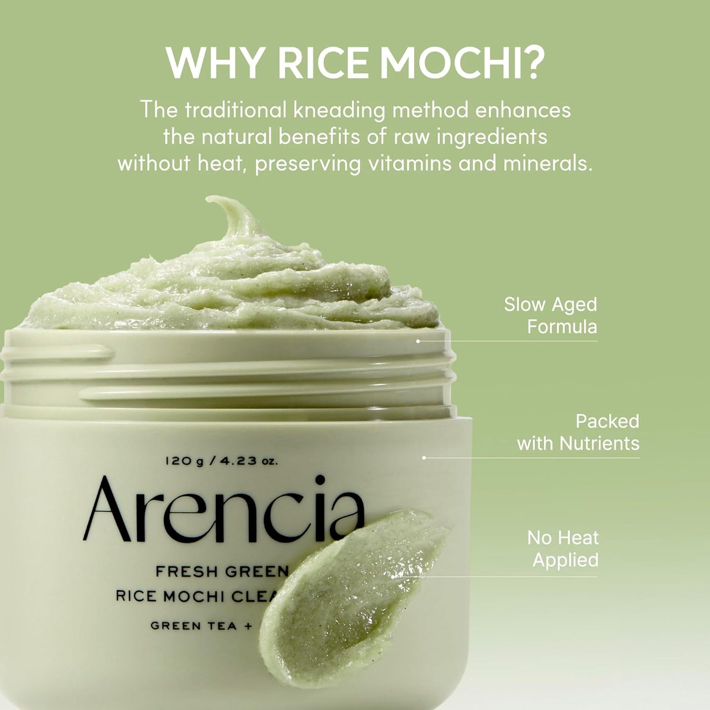 FRESH GREEN RICE MOCHI CLEANSER 120G