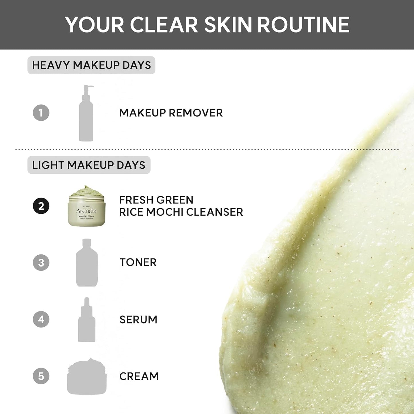 FRESH GREEN RICE MOCHI CLEANSER 120G