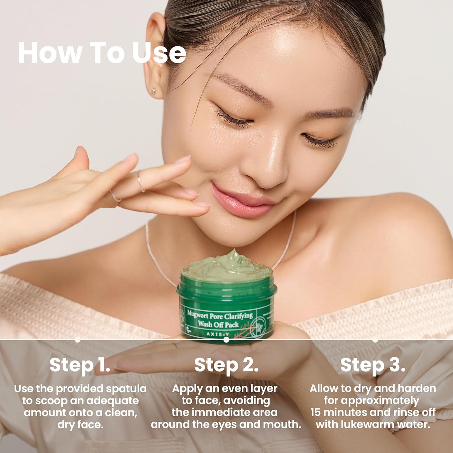 MUGWORT PORE CLARIFYING WASH OFF PACK 100ML