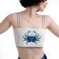 Blue Crab Beaded Top