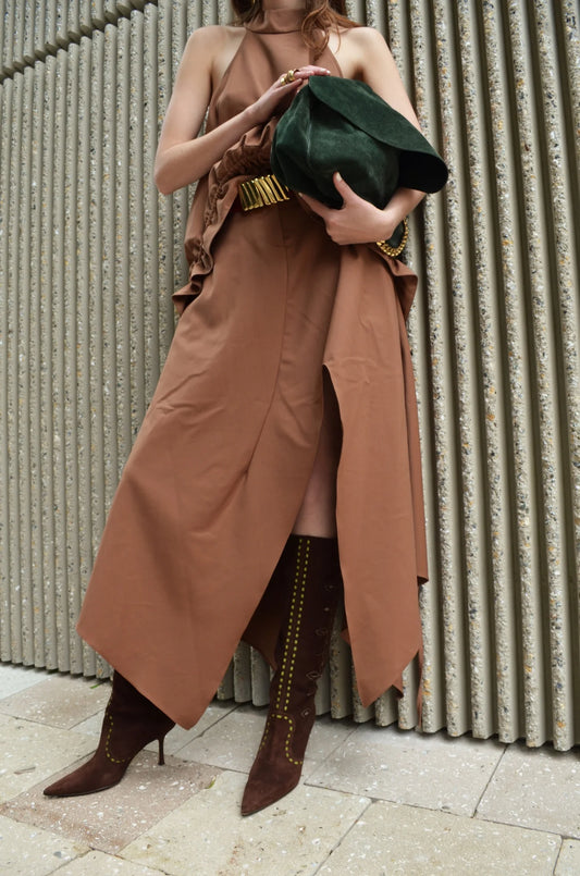 ASFIRO SKIRT BEIGE