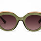 ANNE Sunglasses Available in more colors Shiny Green  