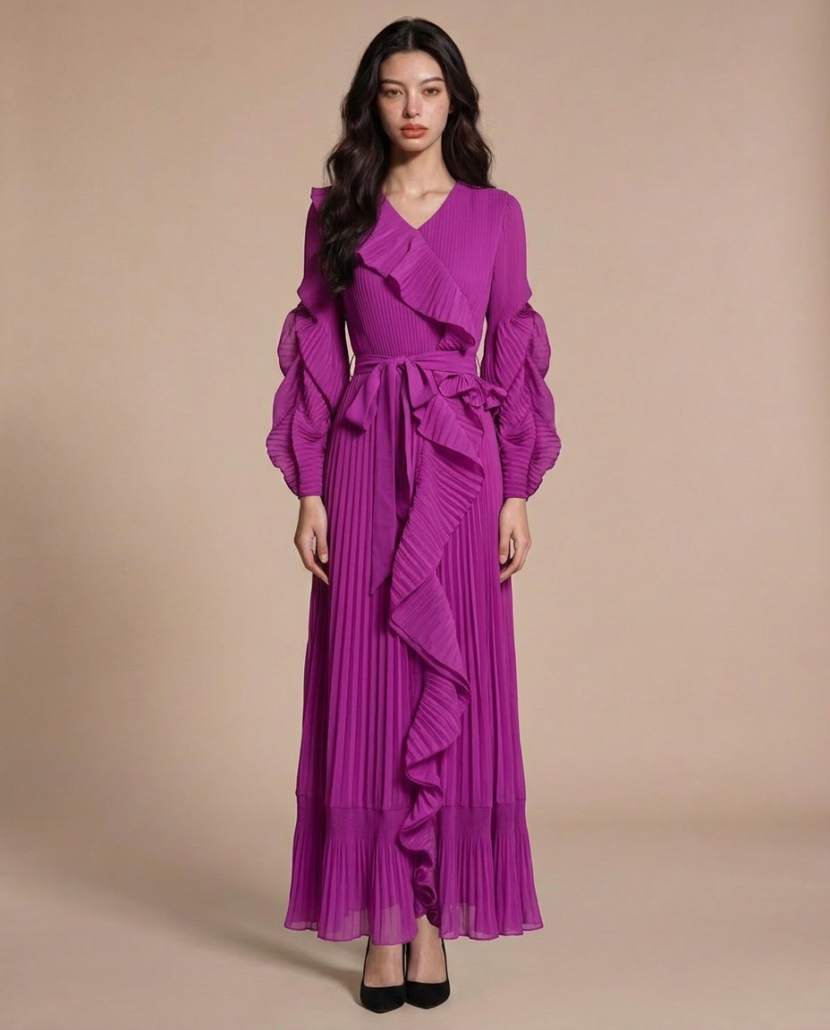 Ruffle Classic Dress