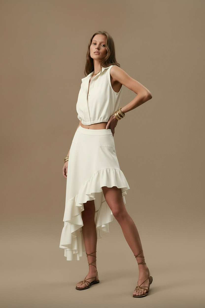 BAILARINA SKIRT WHITE