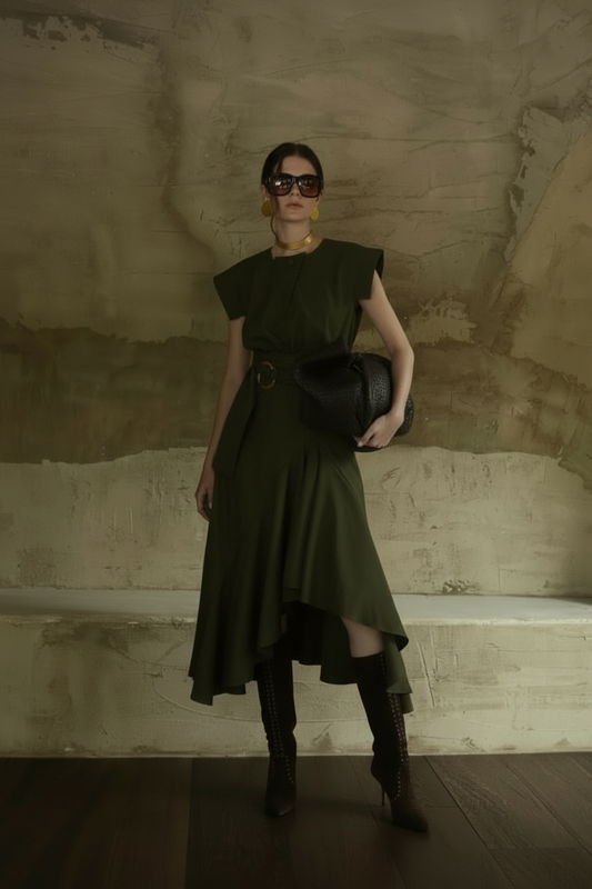 EPOCA DRESS GREEN