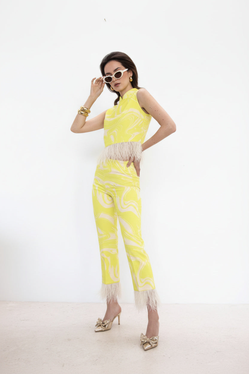 Yellow Submarine Feather Set