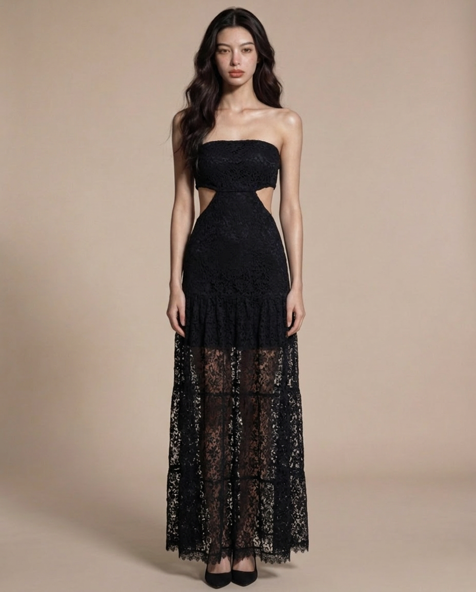 GAVIOTA BLACK DRESS