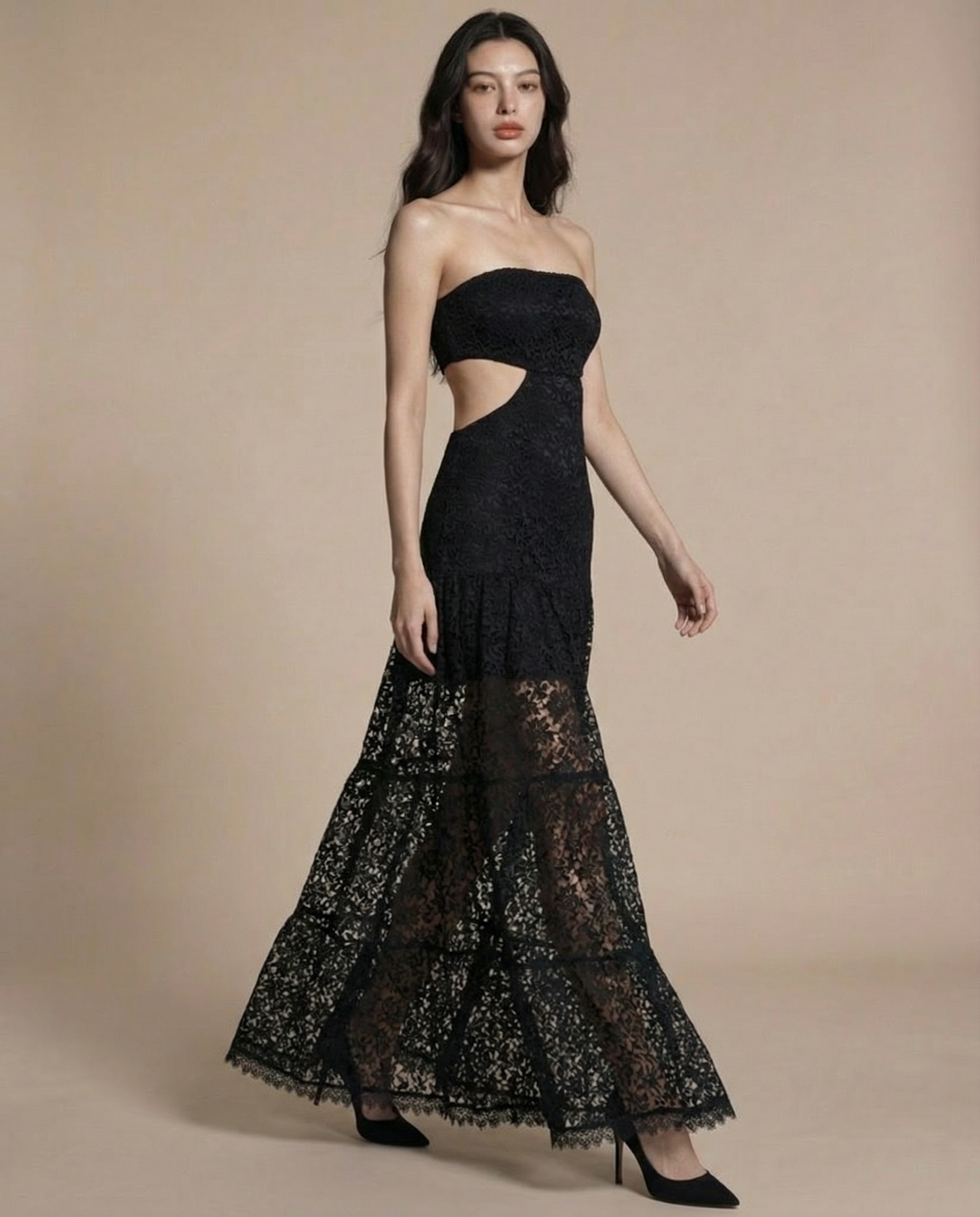 GAVIOTA BLACK DRESS